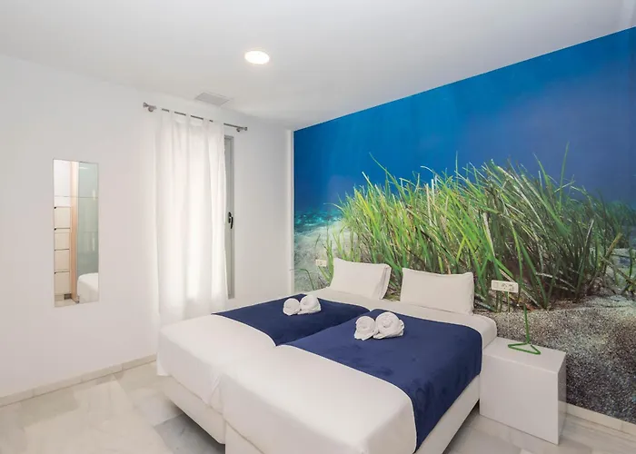 公寓 Bright Flat - Beachfront Canteras *