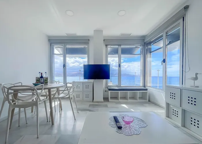 Bright Flat - Beachfront Canteras 公寓 大加那利岛拉斯帕尔马斯