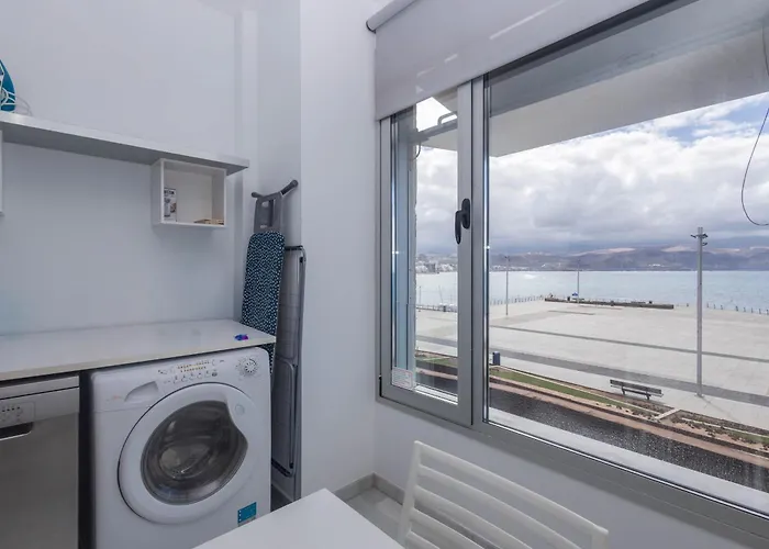 Bright Flat - Beachfront Canteras 公寓 大加那利岛拉斯帕尔马斯